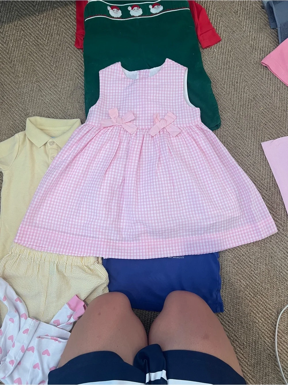 TBBC and Little English Girls Pink & Red Mix & Match Set 3/4T